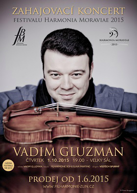 VADIM GLUZMAN - hvězda festivalu Harmonia Moraviae 2015