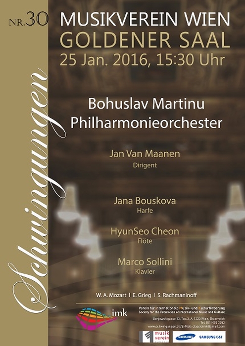 V pondělí míří filharmonici do Vídně