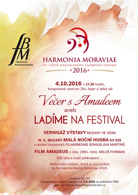 VEČER S AMADEEM aneb LADÍME NA FESTIVAL